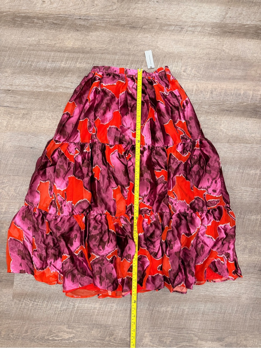 Anthropologie Hutch Tiered Maxi Skirt Purple NWT Size MP Fits Small Boho Flowy - Picture 8 of 11